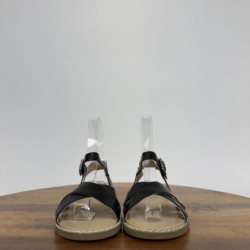 New Girls Little Kids Tucker + Tate Tarya Black Strappy  Sandals Size 11 C‎